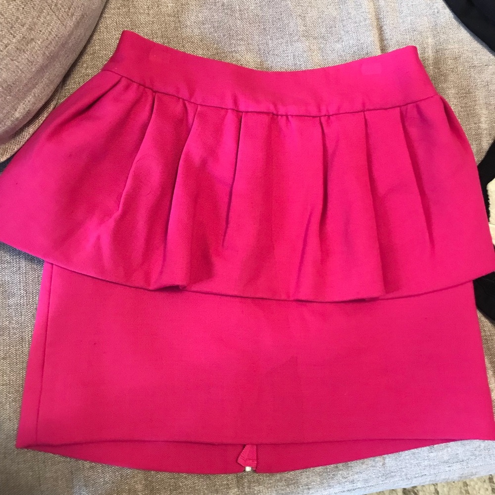 Milly peplum skirt